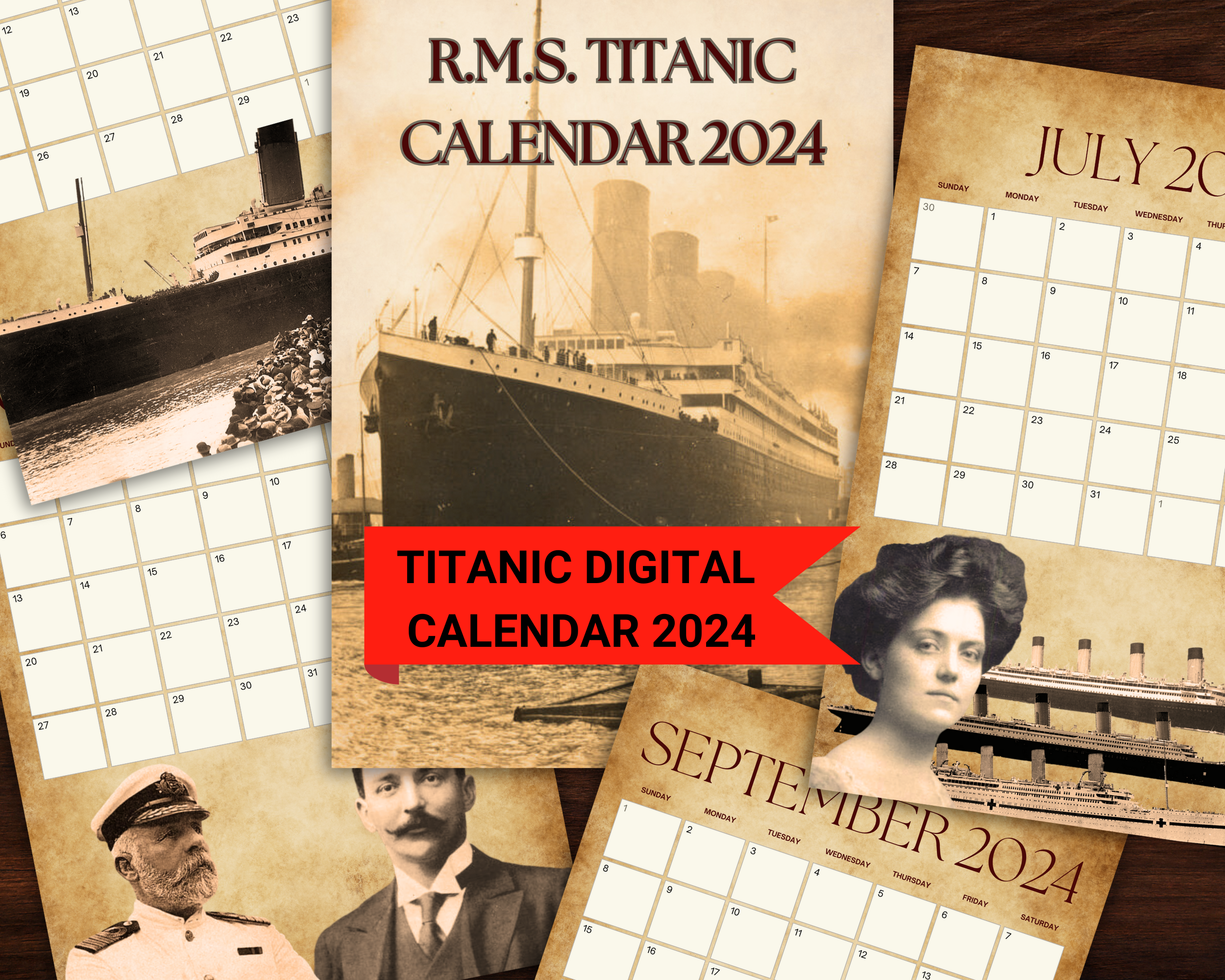 Digital Titanic Calendar 2024